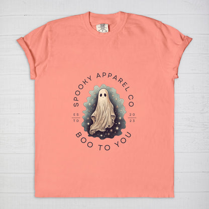 Spooky Apparel Co - Boo to You - Comfort Color Tee