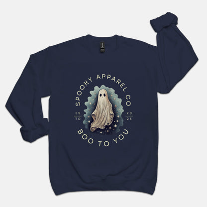 Spooky Apparel Co - Boo to You - Crew Neck Sweatshirt